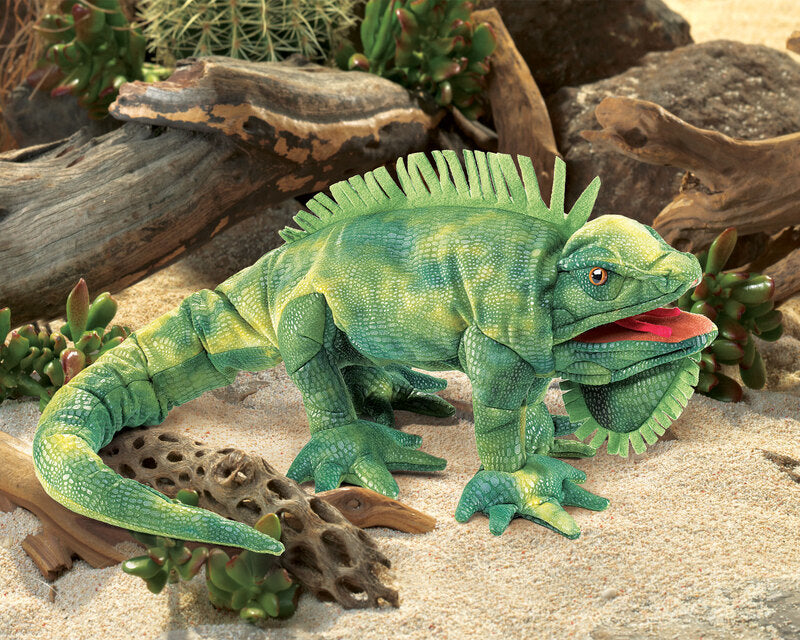 FOLKMANIS - HAND PUPPET: IGUANA 