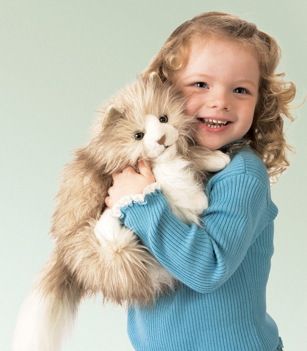FOLKMANIS - HAND PUPPET: FLUFFY CAT 