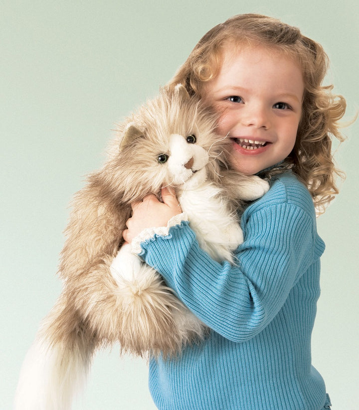 FOLKMANIS - HAND PUPPET: FLUFFY CAT 