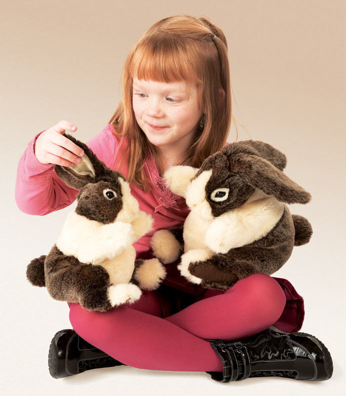 FOLKMANIS - HAND PUPPET: DUTCH RABBIT 