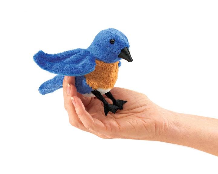 FOLKMANIS - FINGER PUPPET: MINI BLUEBIRD 