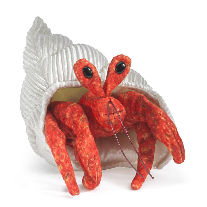 FOLKMANIS - FINGER PUPPET - MINI HERMIT CRAB