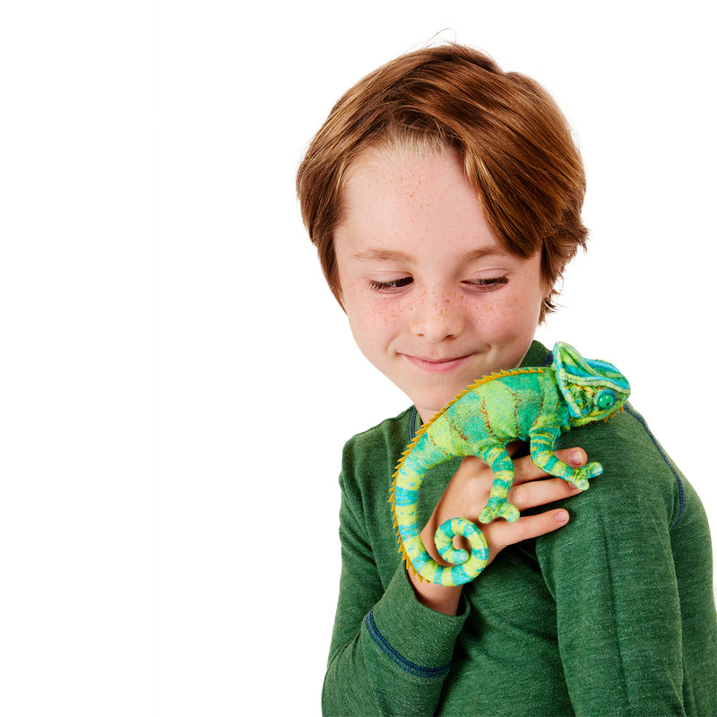 FOLKMANIS - MINI CHAMELEON FINGER PUPPET 