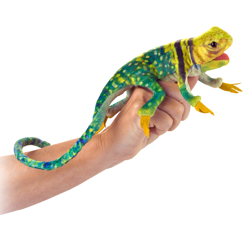FOLKMANIS - FINGER PUPPET: MINI COLLARED LIZZARD 