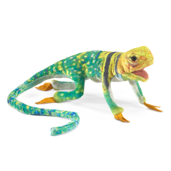 FOLKMANIS - FINGER PUPPET: MINI COLLARED LIZZARD 