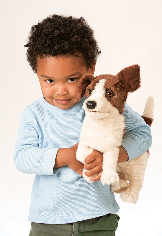 FOLKMANIS - HAND PUPPET: JACK RUSSELL