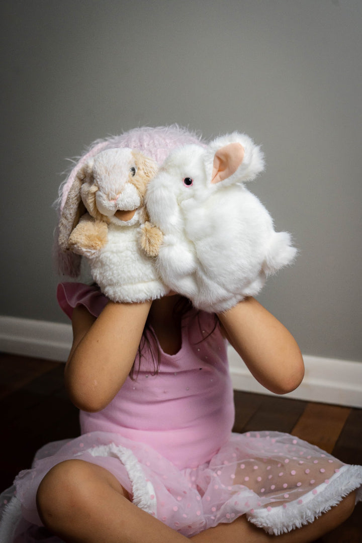 FOLKMANIS - HAND PUPPET: LITTLE LOP RABBIT 