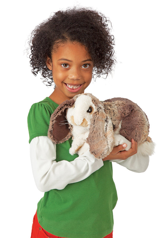 FOLKMANIS - HAND PUPPET: BABY LOP RABBIT 