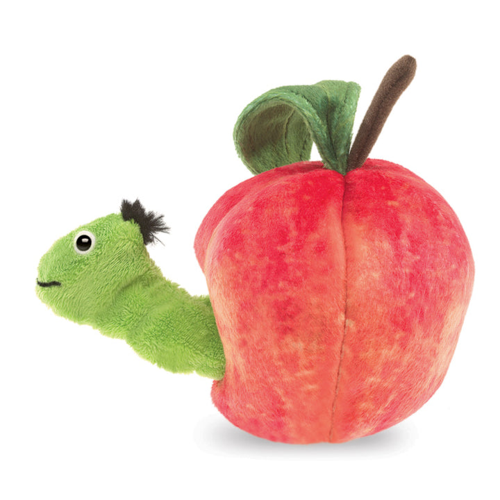 FOLKMANIS - HAND PUPPET: WORM IN AN APPLE