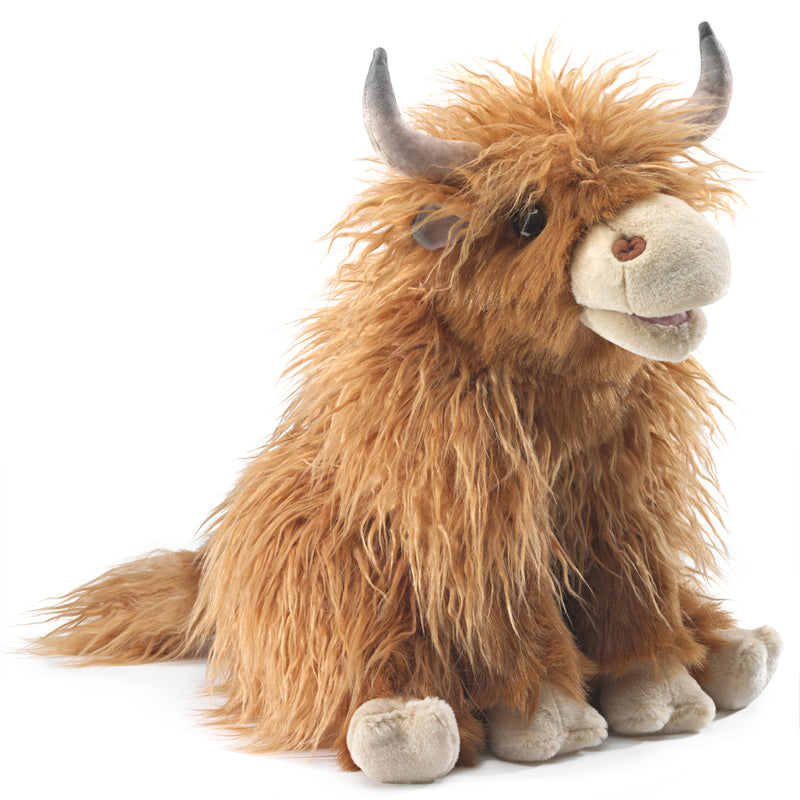 FOLKMANIS - PUPPET - HIGHLAND COW 