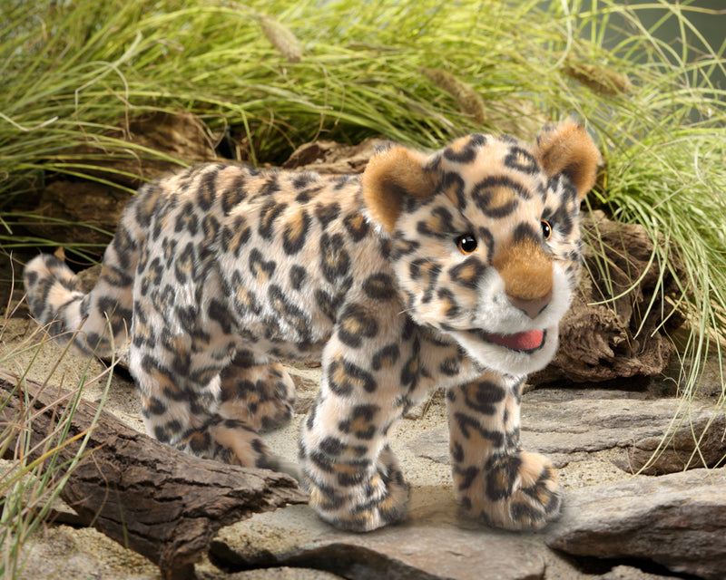 FOLKMANIS - HAND PUPPET: LEOPARD CUB 