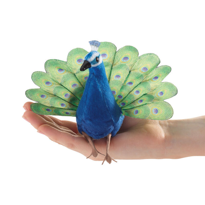FOLKMANIS - FINGER PUPPETS: MINI PEACOCK