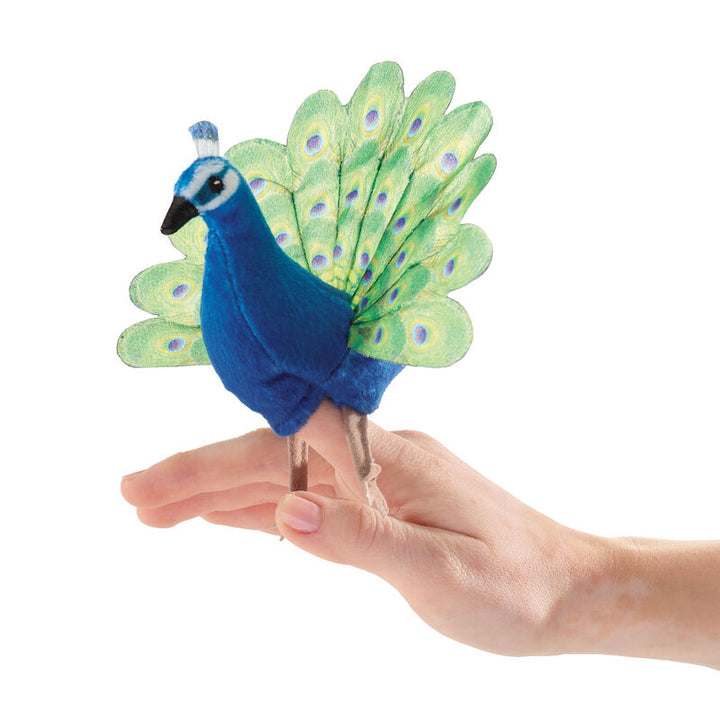FOLKMANIS - FINGER PUPPETS: MINI PEACOCK
