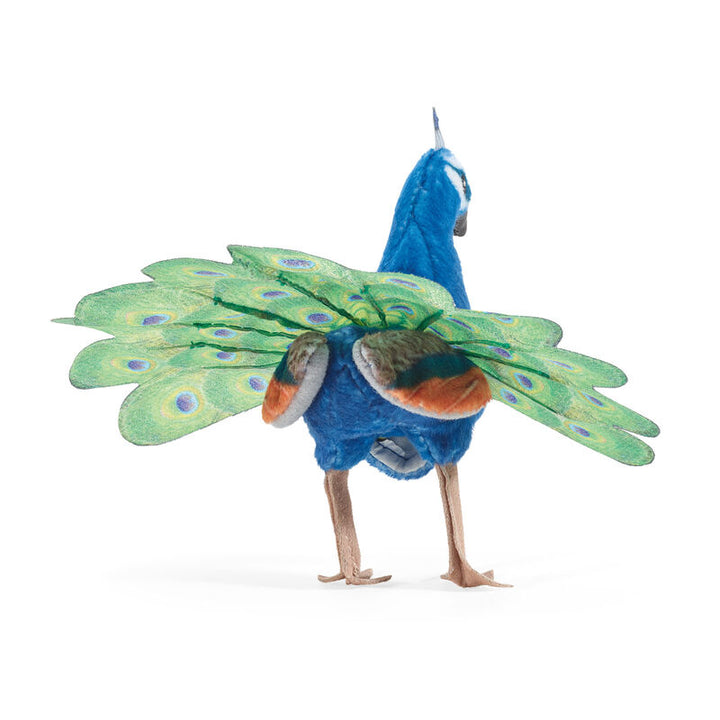 FOLKMANIS - FINGER PUPPETS: MINI PEACOCK