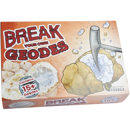 ROCKS AND MINERALS - BREAK YOUR OWN GEODES KIT