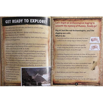 DISCOVER SCIENCE - EGYPTIAN MUMMY ARCHEOLOGY KIT