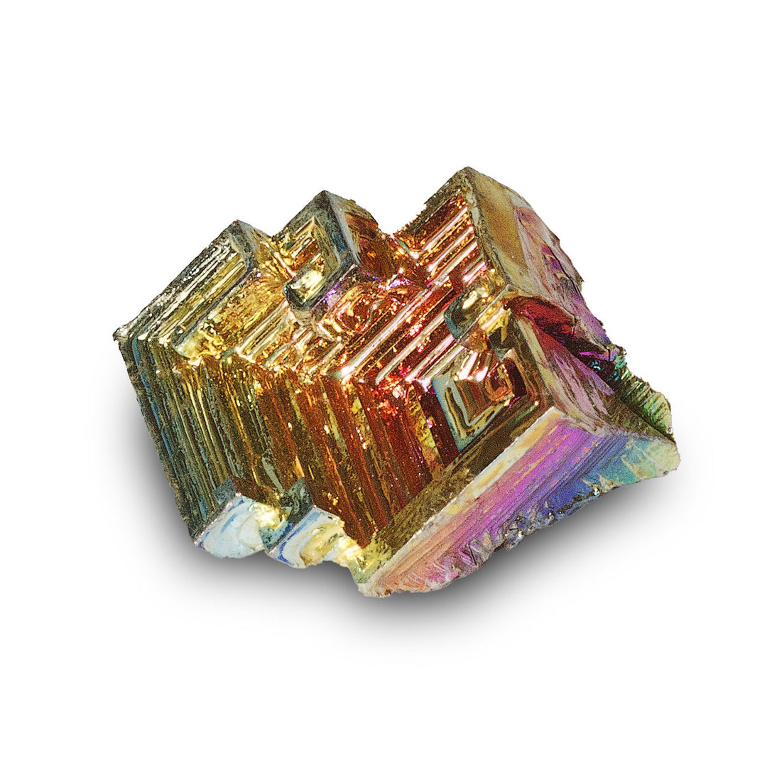 BRITISH FOSSILS - BISMUTH CRYSTAL BOX