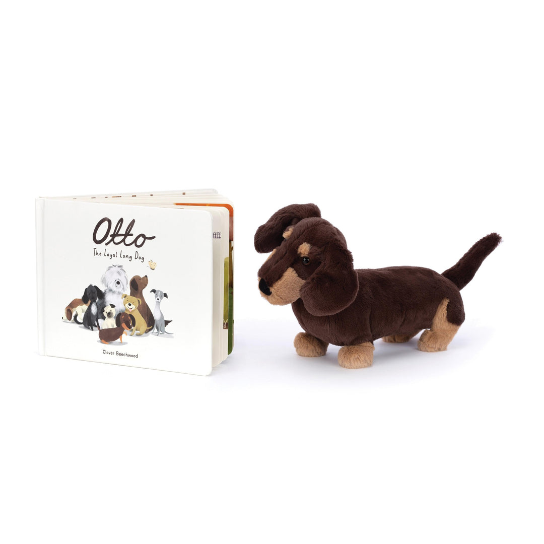 JELLYCAT - OTTO THE LOYAL LONG DOG BOOK 