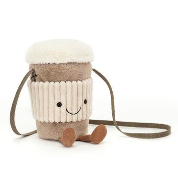 JELLYCAT - AMUSABLES: PERKLE COFFEE SHOULDER BAG