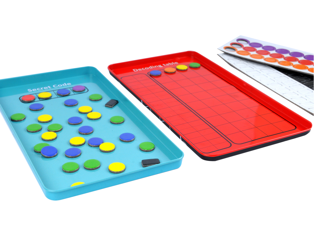 THE PURPLE COW - MAGNETIC TRAVEL GAME, SECRET CODE