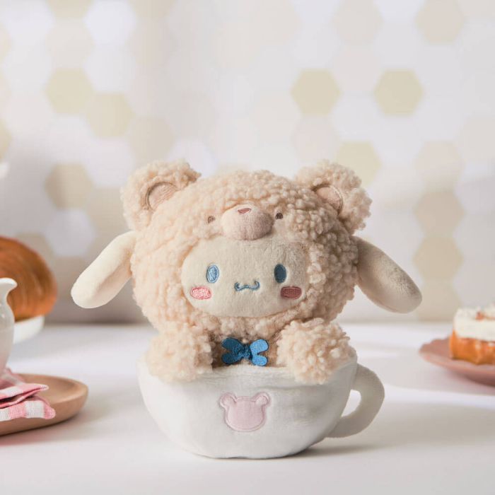 GUND: HELLO KITTY CINNAMOROLL LATTE BEAR: 15CM 