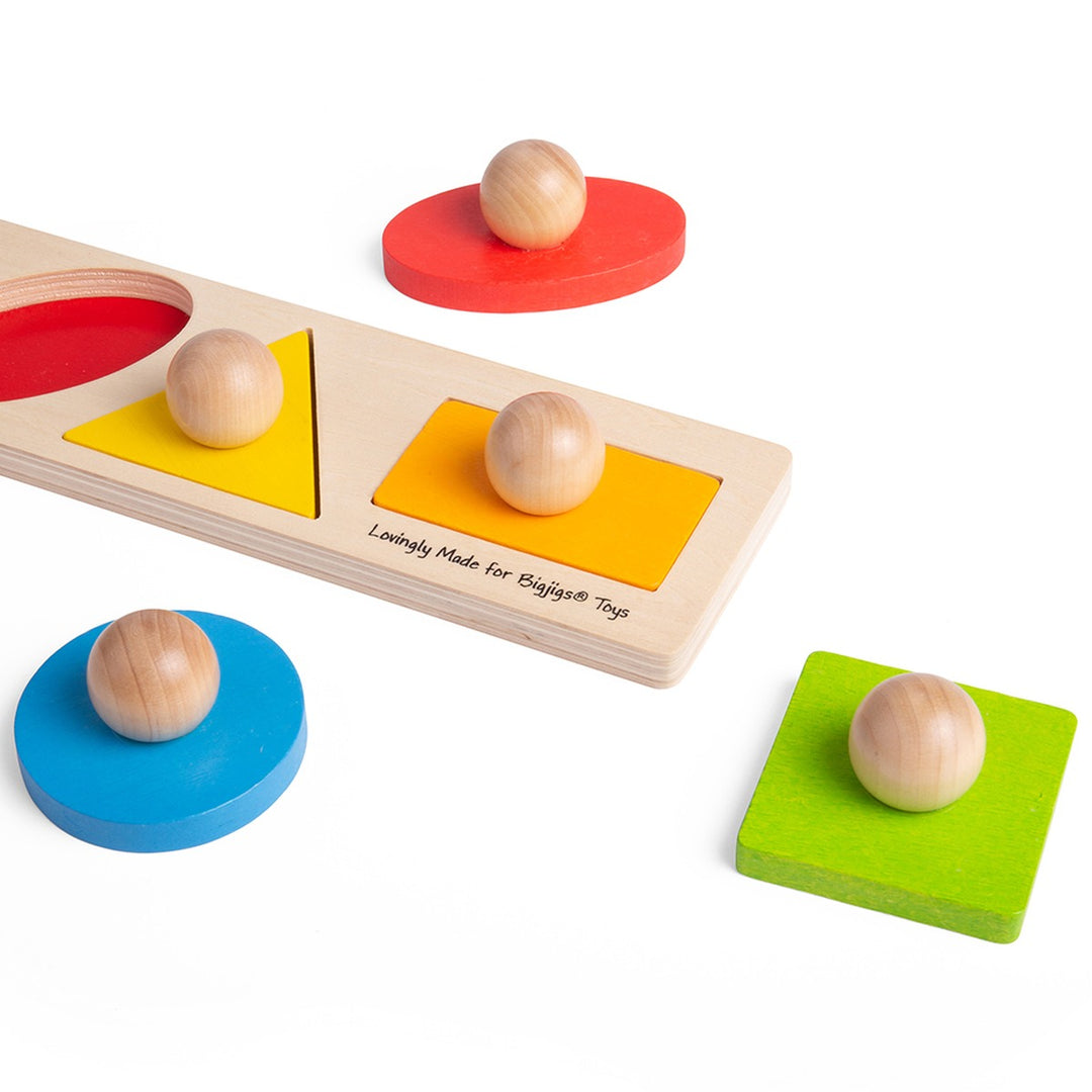BIGJIGS TOYS - SHAPE MATCHING BOARD