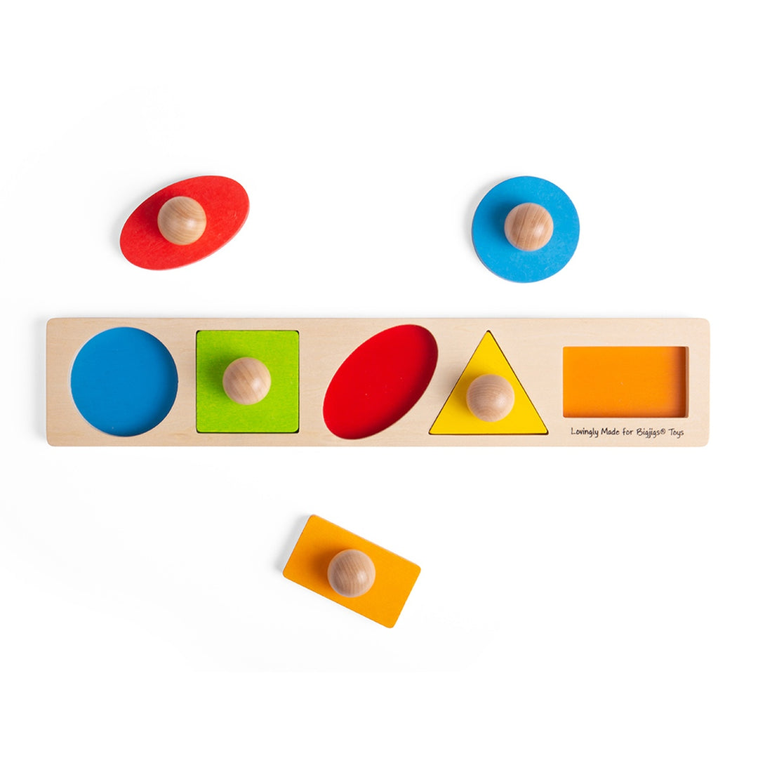 BIGJIGS TOYS - SHAPE MATCHING BOARD