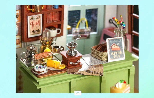 ROBOTIME - DIY MINI HOUSE: FLOWERY SWEETS AND TEAS 