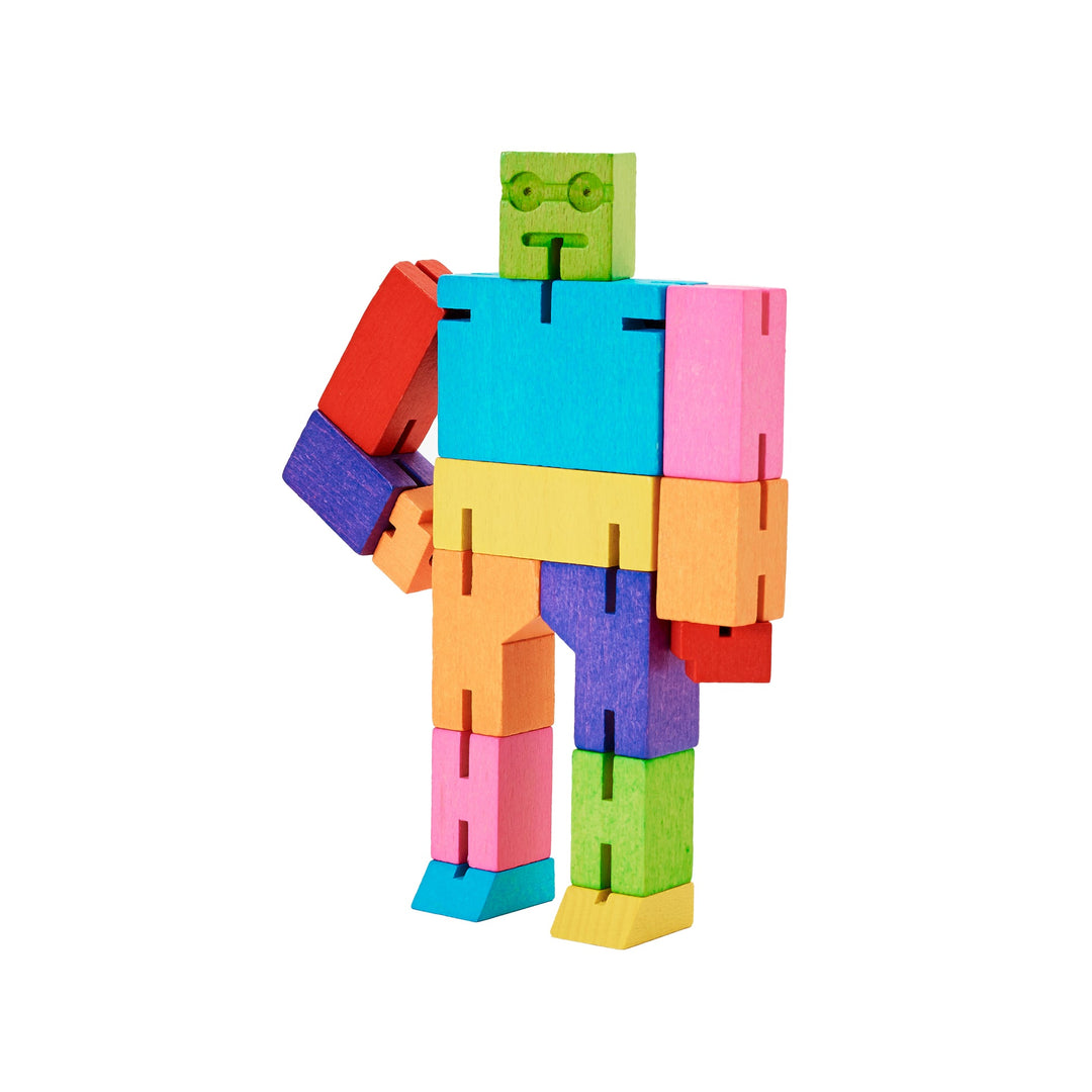 AREAWARE - CUBEBOT MULTI COLOURED: SMALL 