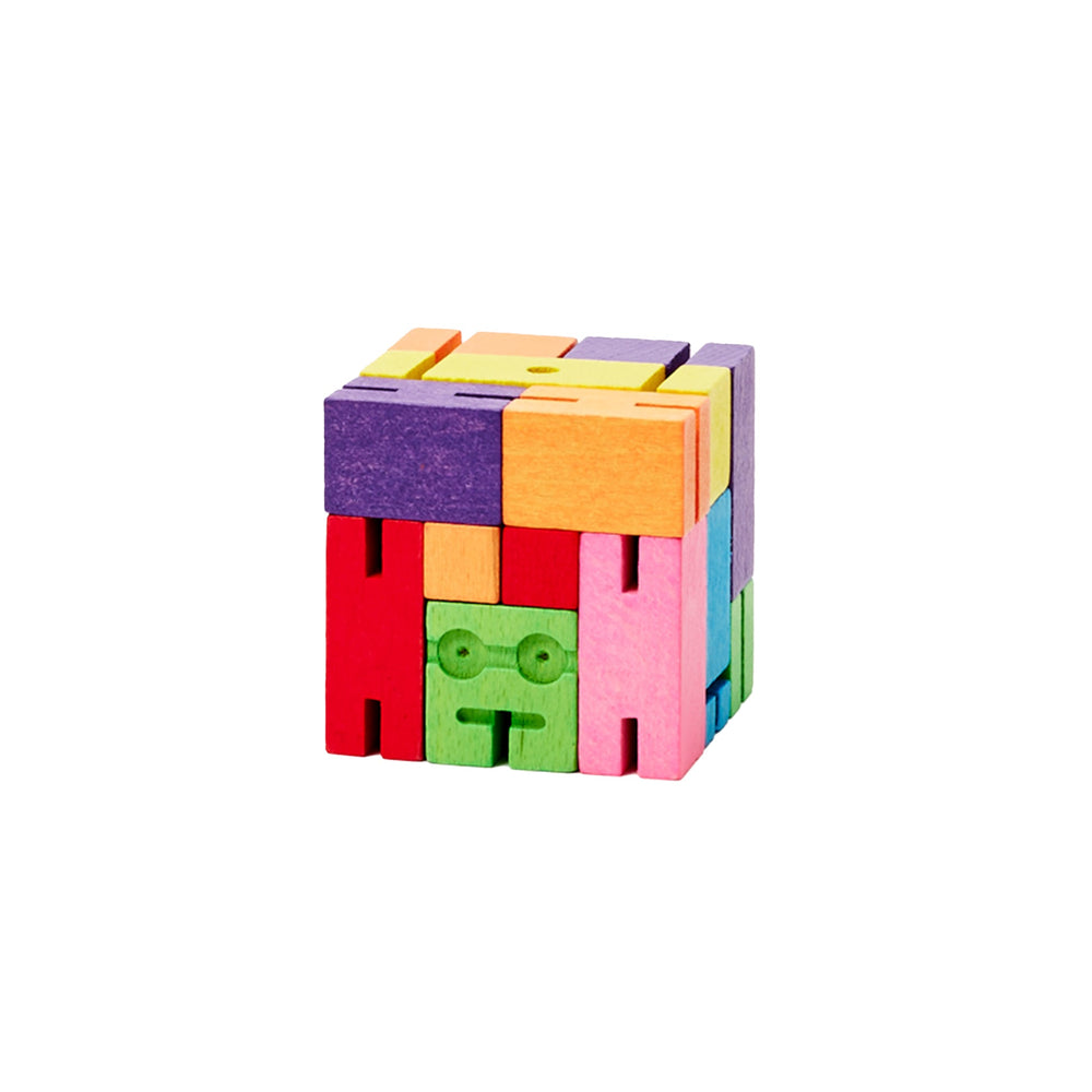 AREAWARE - CUBEBOT MULTI COLOURED: SMALL 