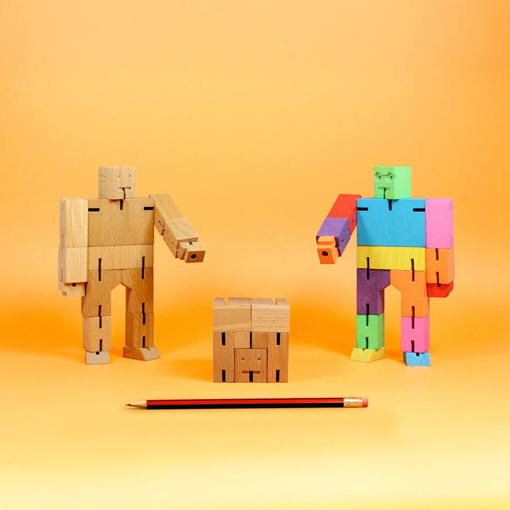 AREAWARE - CUBEBOT MULTI COLOURED: SMALL 