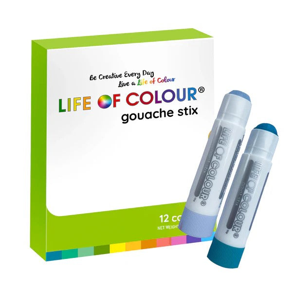 LIFE OF COLOUR - PASTEL GOUACHE PAINTING STIX 