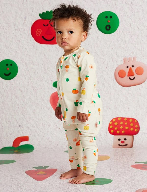HALCYON NIGHTS - TEENY TINY VEG LONG SLEEVE ROMPER [sz:NB]