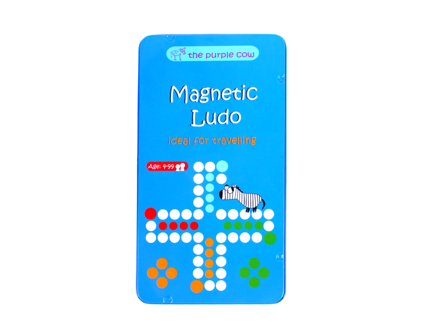 THE PURPLE COW - MAGNETIC TRAVEL GAME, LUDO