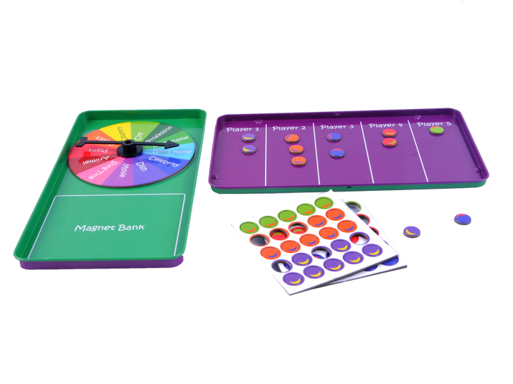 THE PURPLE COW - MAGNETIC TRAVEL GAME, LETTERGORIES