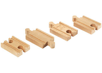 BRIO - MINI STRAIGHT TRACKS: 4PCS 