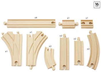 BRIO - INTERMEDIATE EXPANSION PACK: 16 PIECES 