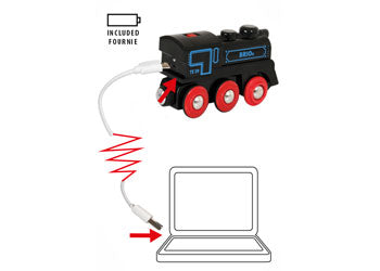 BRIO - RECHARGEABLE ENGINE MINI USB CABLE