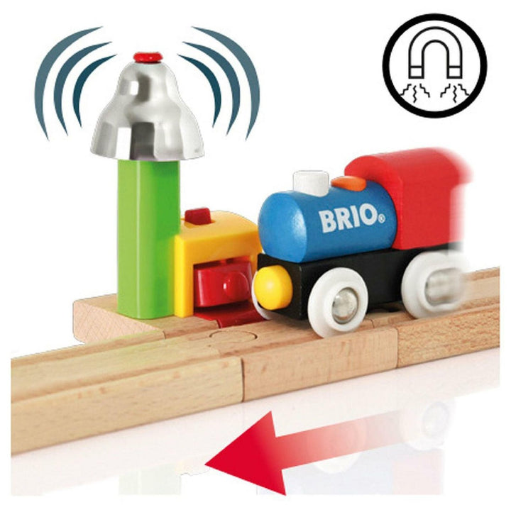 BRIO - MY FIRST RAILWAY BELL SIGNAL 