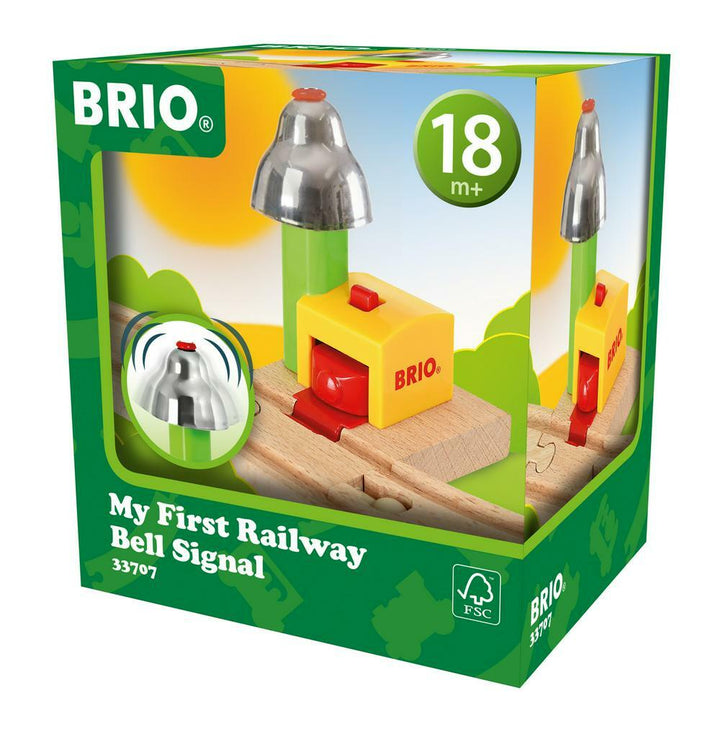 BRIO - MY FIRST RAILWAY BELL SIGNAL 