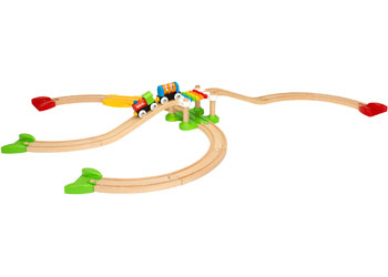 BRIO - MY FIRST RAILWAY BEGINNER PACK: 18 PCS