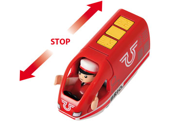 BRIO - TRAVEL RECHARGEABLE TRAIN: 4 PIECES