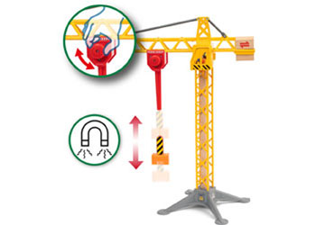 BRIO - CONTRUCTION CRANE WITH LIGHTS: 5 PCS