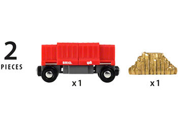 BRIO - GOLD LOAD CARGO: 2 PIECES 
