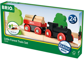 BRIO - CLASSIC LITTLE FOREST TRAIN SET: 18 PIECES 