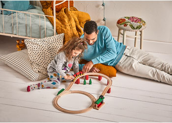 BRIO - CLASSIC LITTLE FOREST TRAIN SET: 18 PIECES 