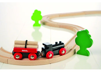 BRIO - CLASSIC LITTLE FOREST TRAIN SET: 18 PIECES 