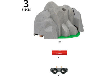 BRIO - DYNAMITE MOUNTAIN TUNNEL: 3 PCS