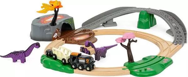 BRIO - DINOSAUR ADVENTURE SET: 21 PCS