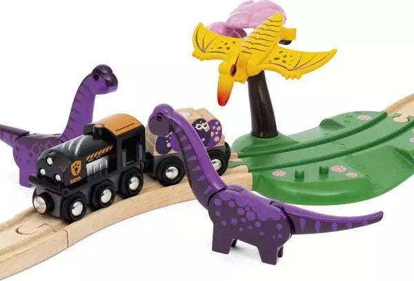 BRIO - DINOSAUR ADVENTURE SET: 21 PCS